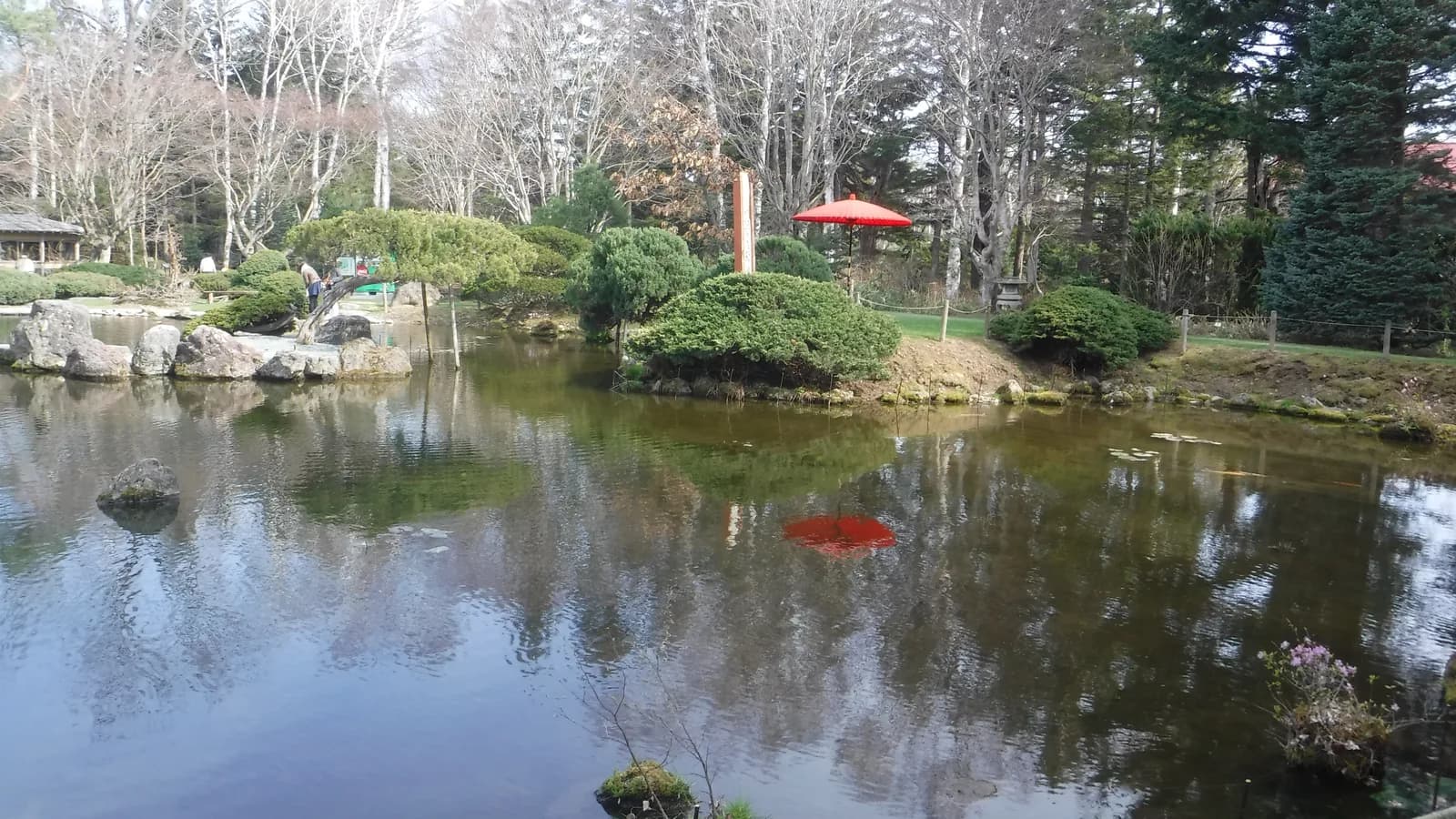 The Japanese garden at Manabe Garden, Obihiro, photographed in May 2016.